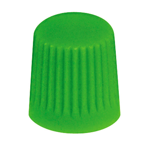 čepička ventil.plast.zelená